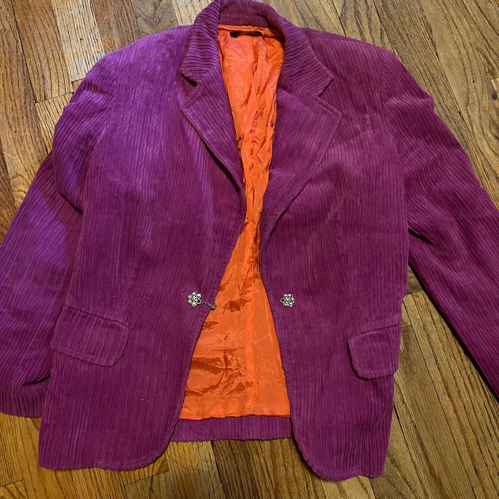 Vintage purple blazer